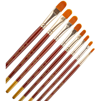 Кисть "Decola", синтетика, овальная, №4 - 5