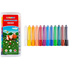 Мелки гелевые "Цветик", 12 шт. 