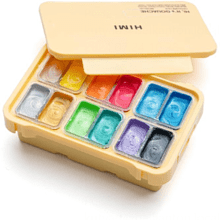 Краски гуашевые "Himi Jelly Cup. Metallic"