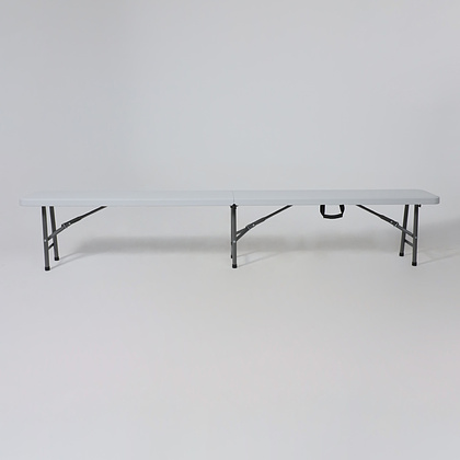 Скамья складная Bench AKS тип 2, 2400х300х430 мм, белый - 3