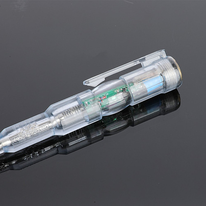 Индикаторная отвертка-тестер Deli YS EDL8004, 24 -250 В, светодиодная, прозрачный - 6