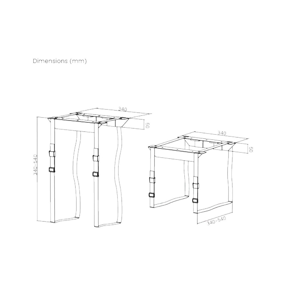 Держатель для системного блока Light, чёрный матовый - 8