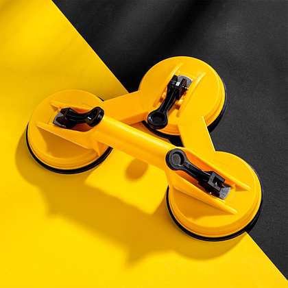 Стеклодомкрат Deli YS EDL-XP23, тройной, до 120 кг, желтый - 6