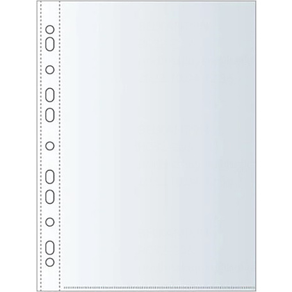  Файл (папка-карман) "Inter-folia", А5, 40 мк, 100 шт., прозрачный