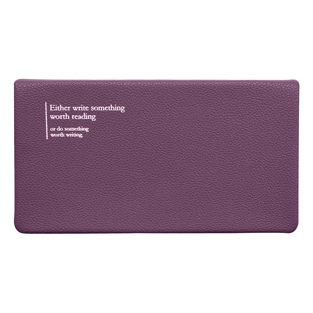 Еженедельник датированный "Prague" на 2026 год, А6, 128 страниц, сливовый