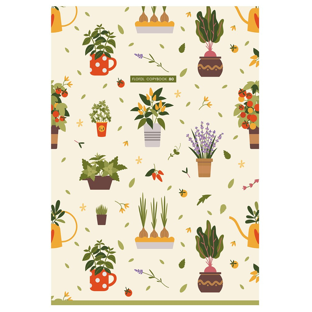 Тетрадь "Весна", А4, 80 листов, клетка, ассорти - 2