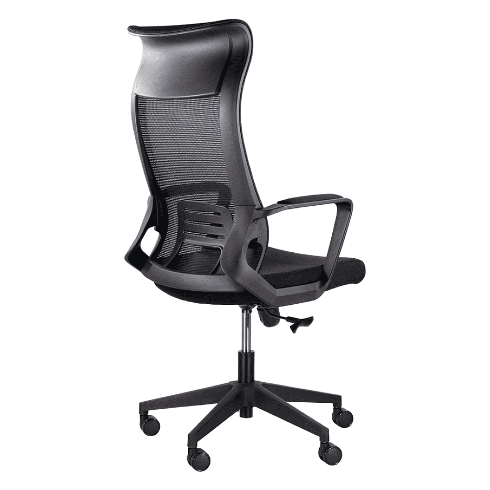 Кресло для руководителя "UTFC Рекорд М-878", пластик, черный  - 4