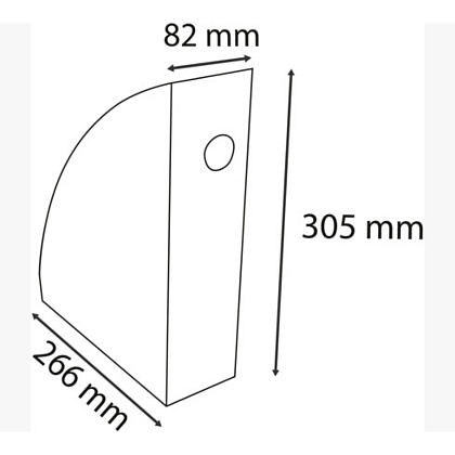 Модуль вертикальный Exacompta "Skandi", тихоокеанский синий - 3