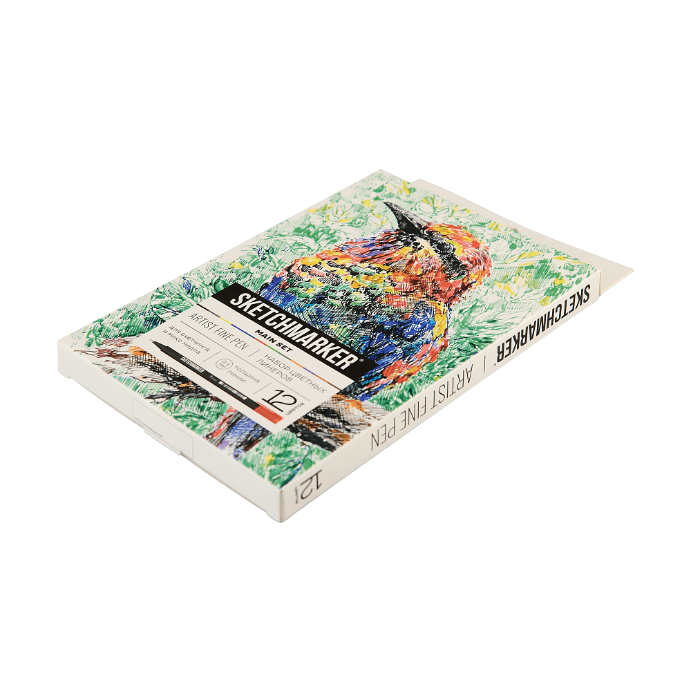 Ручка капиллярная "Sketchmarker Artist fine pen Main", 12 шт - 9