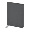 Ежедневник недатированный «Megapolis Slim flex», А5, 256 страниц, серый, срез серый - 2