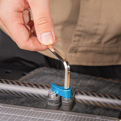 Набор ключей Г-образных Deli YS EDL230009 шестигранный, 1,5-10 мм, 9 шт., серебристый, блистер - 6