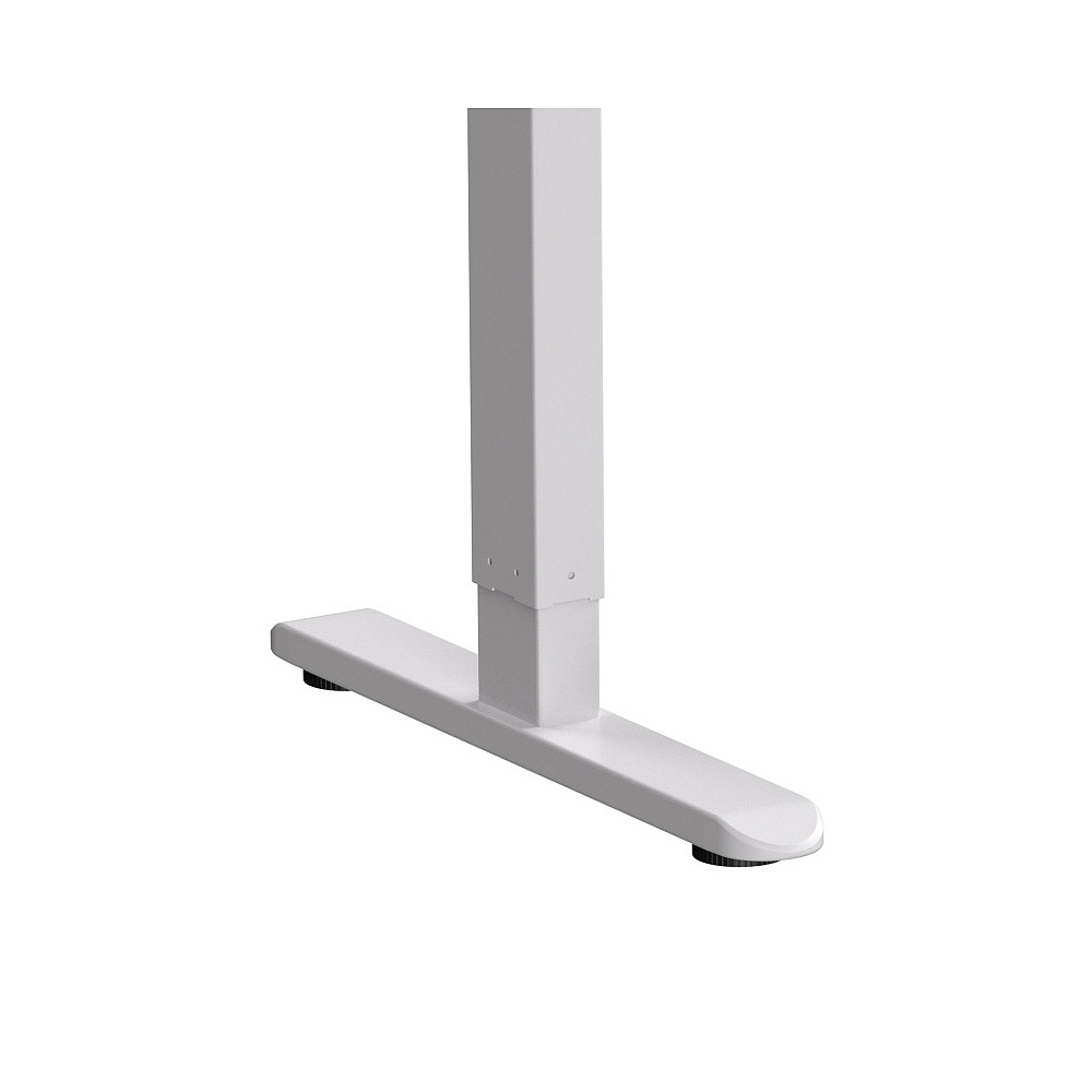 Стол с электроприводом WellDesk Basic 1200x675х18 белый/дуб стирлинг (9191460+9197777) - 7