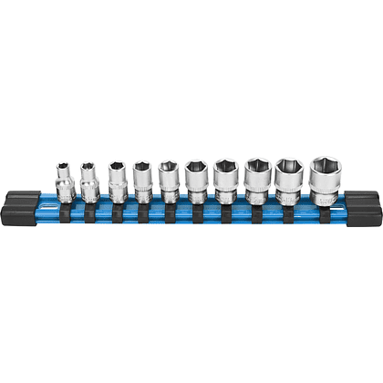 Набор торцевых головок 1/4" "DongCheng D034401", 10 шт
