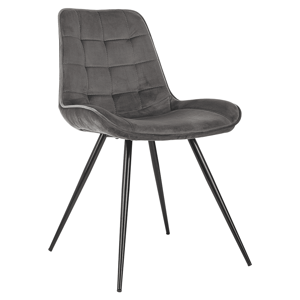 Стул Бюрократ "CH-K2_4", ткань, темно-серый, металл, комплект 4 штуки - 2