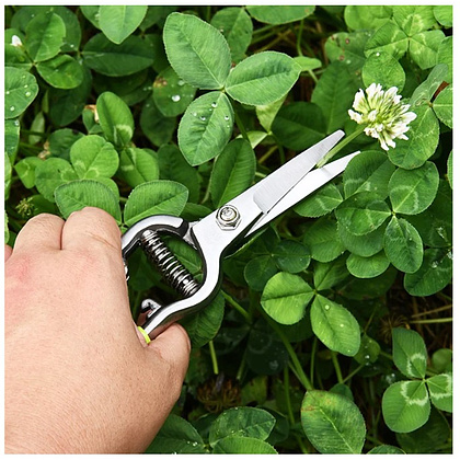 Ножницы садовые Deli GS EDL580123, 200 мм., черный, зеленый - 4