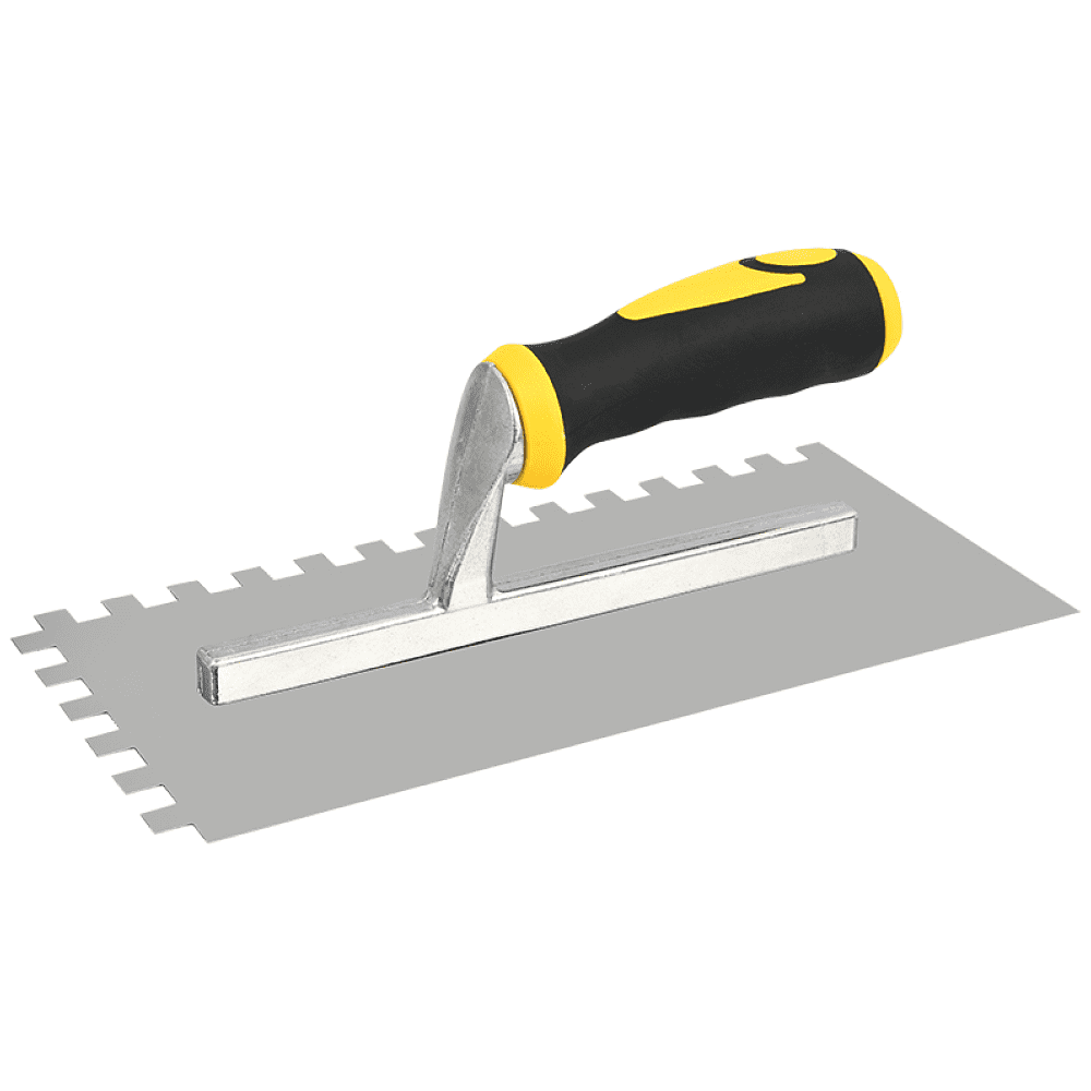 Гладилка Deli YS EDL509321, нержавеющая, 280 x 130 мм, зуб 10 x 10 мм