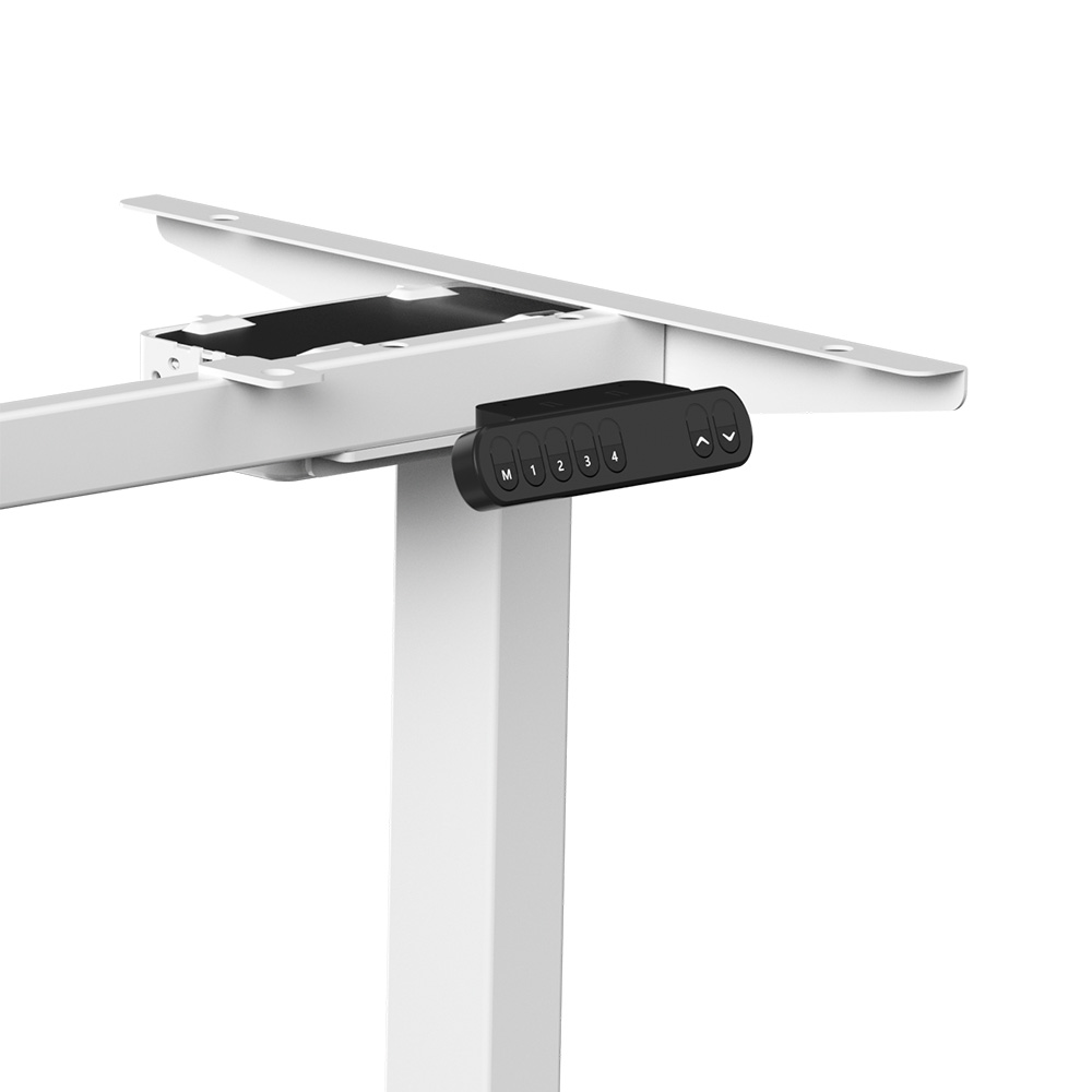 Стол с электроприводом WellDesk Prime 1300x675х18 белый/дуб санта-фе винтаж (9191462+9178196) - 7