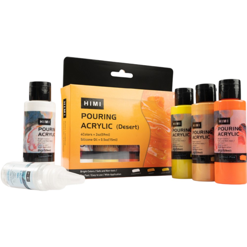 Краски акриловые для пуринга "HIMI"