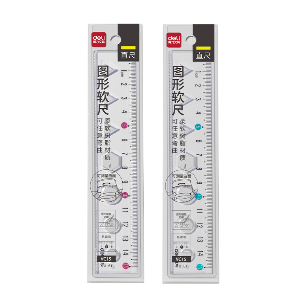 Линейка "Deli VC15"