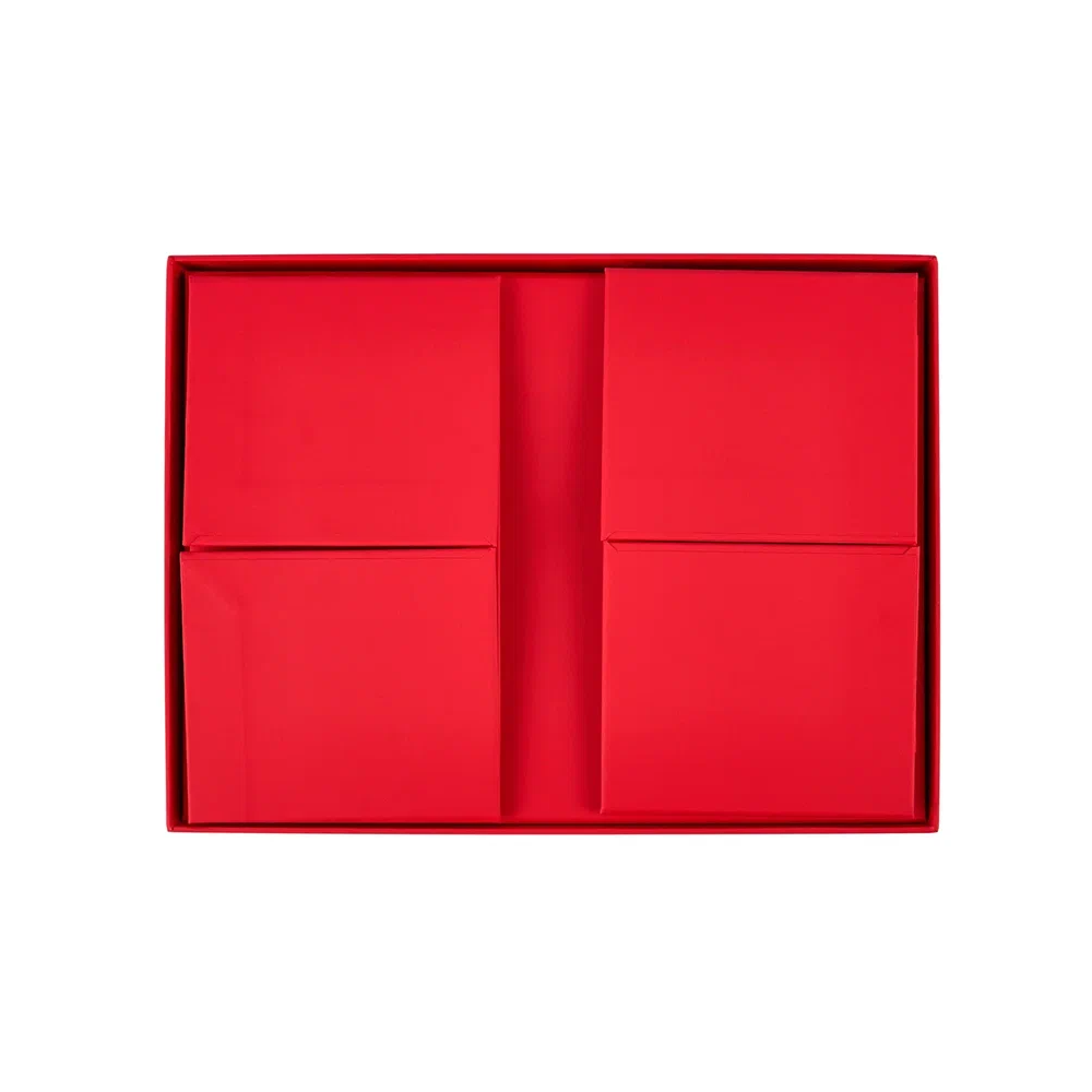 Коробка картонная, 220х160х95 мм, красный - 5