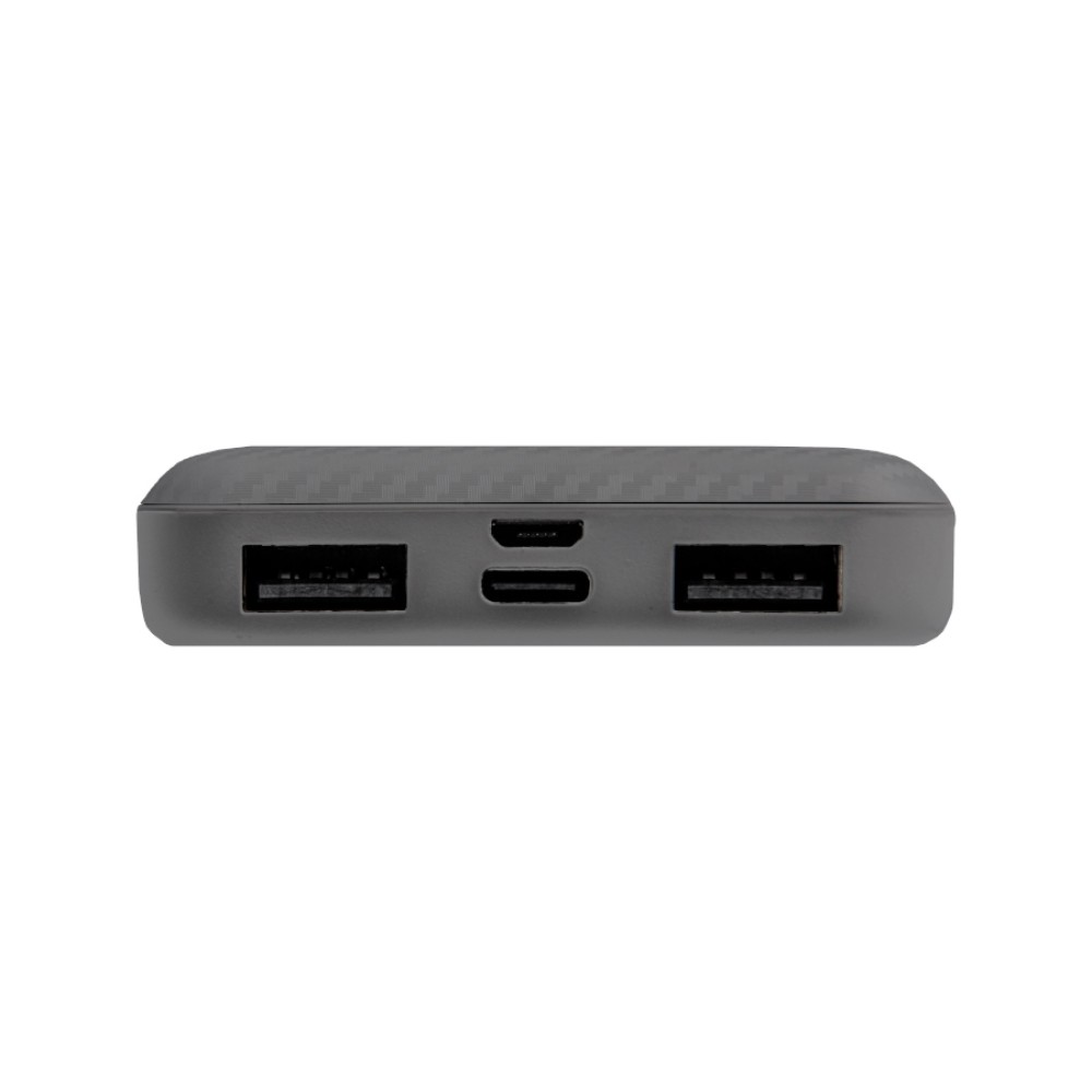 Внешний аккумулятор Power Bank "Rib 5", 5000 mAh, серый - 4