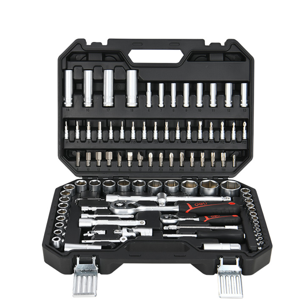 Набор инструмента 1/4", 1/2" Deli RS EDQ44094