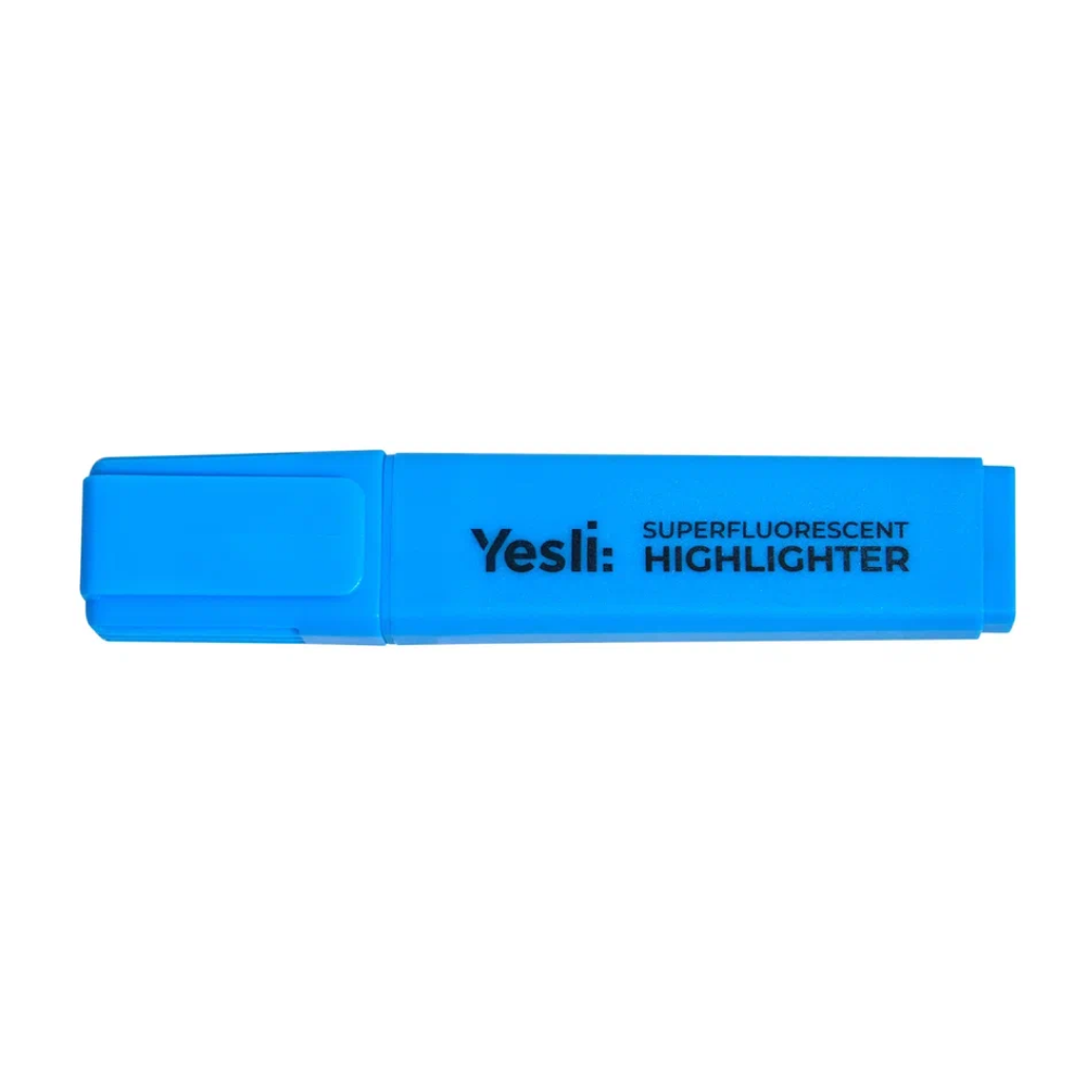 Маркер текстовый "Yesli:", голубой