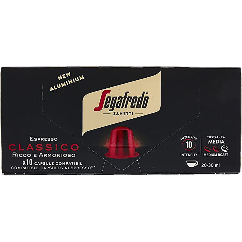 Капсулы "Segafredo" Classico для кофемашин Nespresso, 10 порций - 2