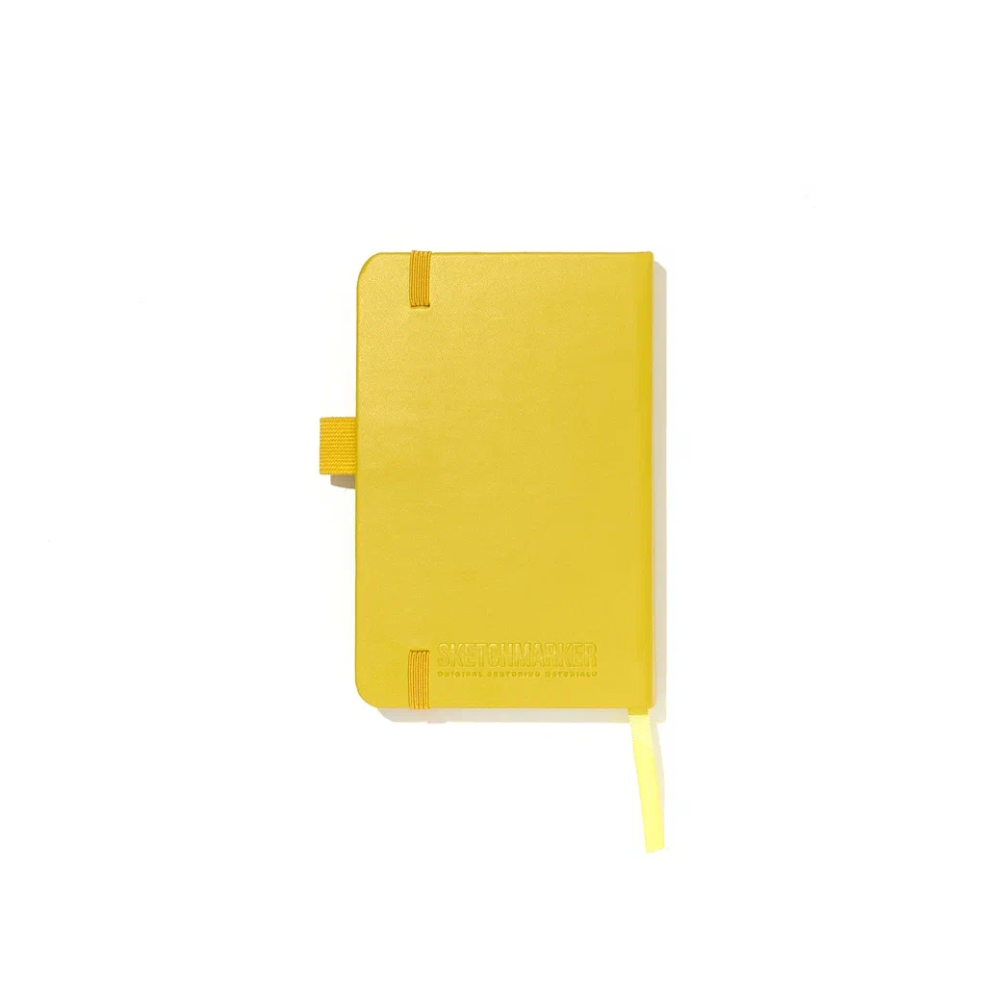 Скетчбук "Sketchmarker", 9х14 см, 140 г/м2, 80 листов, горчичный - 4