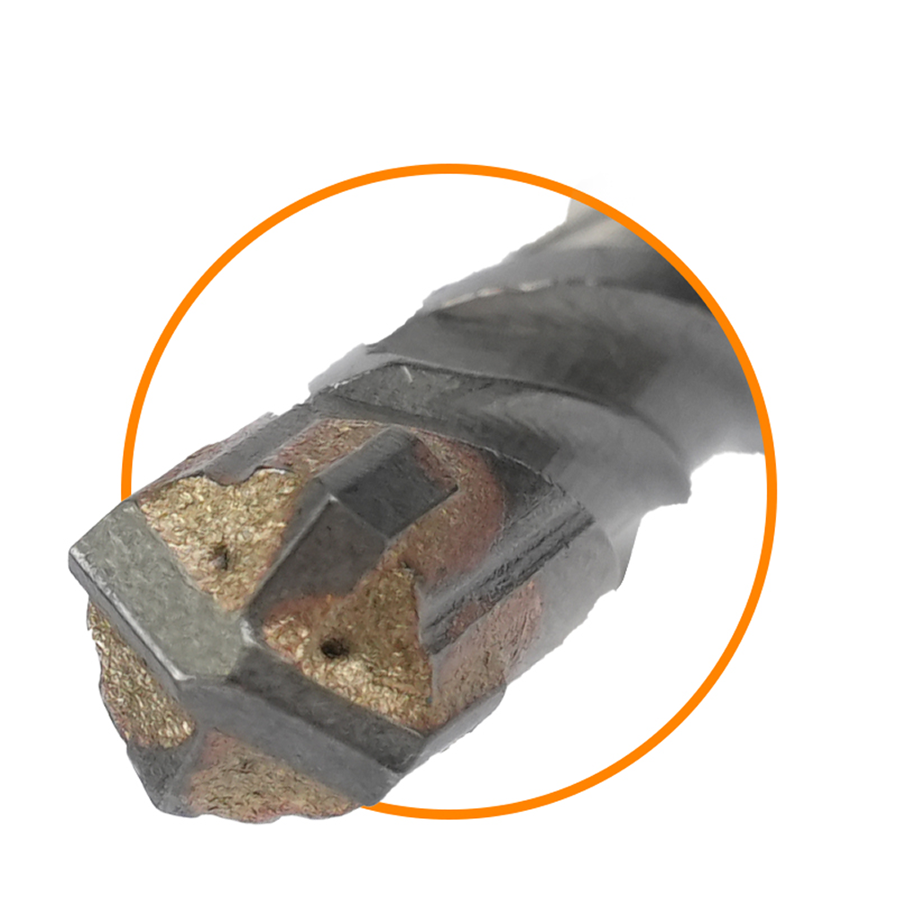 Бур по бетону Deli YS EDH-YCZ16006-E1, 6 x 160 мм, X-Tip, SDS-PLUS - 7