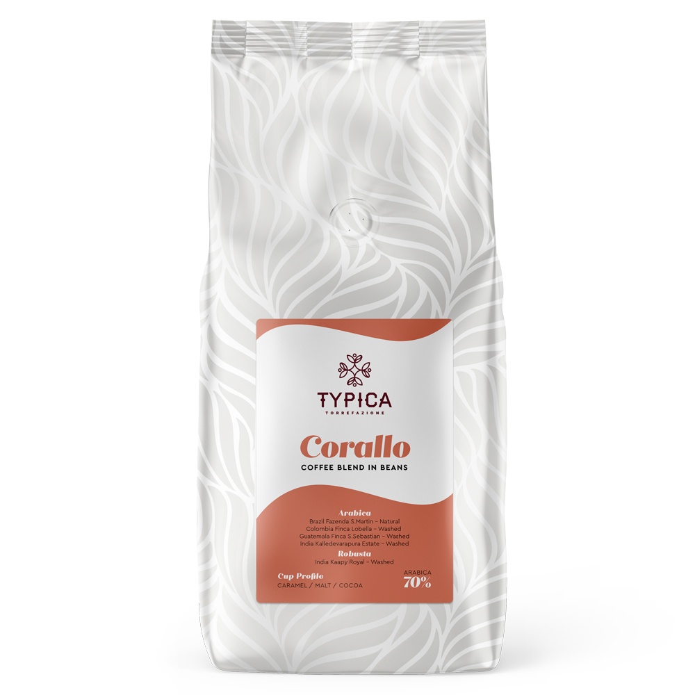 Кофе "Typica" Corallo, зерновой, 1000 г