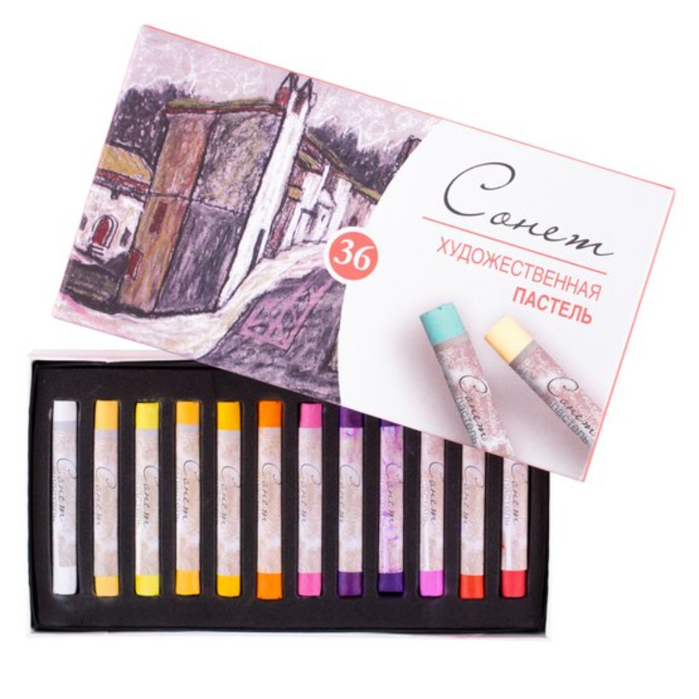 Набор сухой пастели "Сонет", 36 цветов - 2