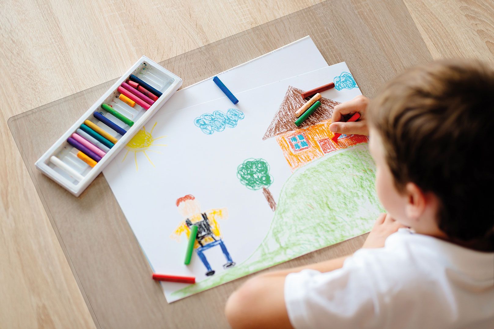 Бювар прозрачный "Duraglas", 40x53 см, прозрачный - 8