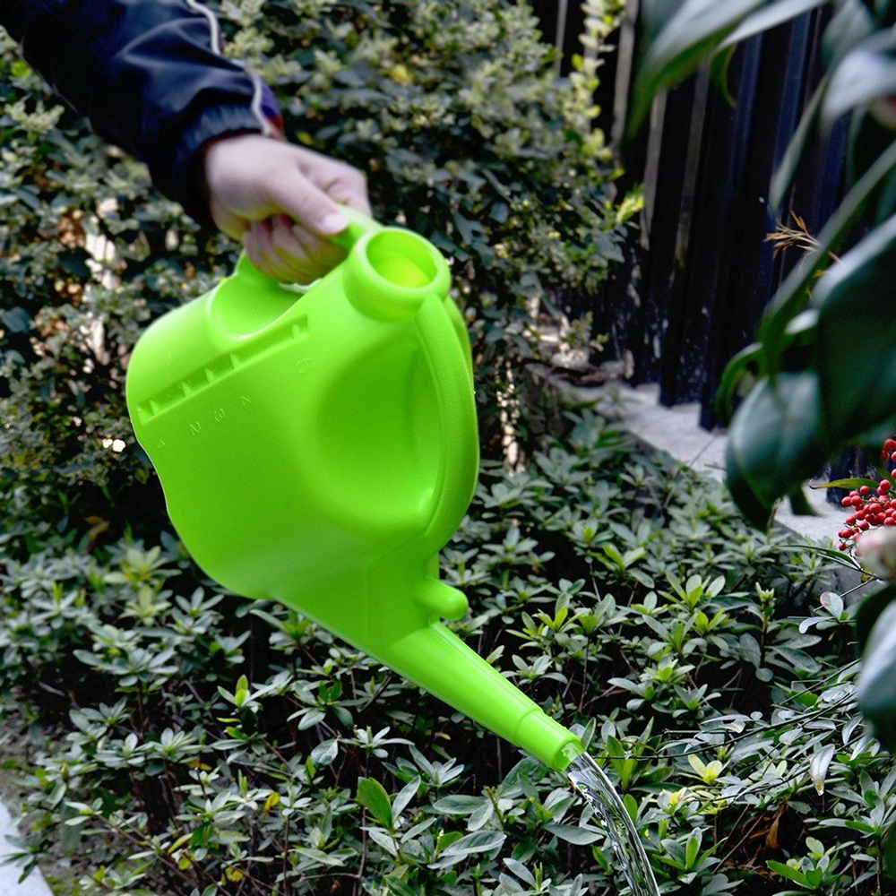 Лейка Deli GS EDL581005B, пластмассовая, 5 л, зеленая - 4