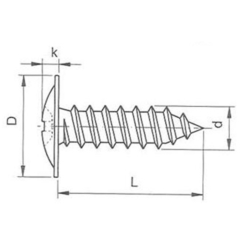 Саморез 4.2х41 мм с прессшайбой, цинк, 500 шт. - 2