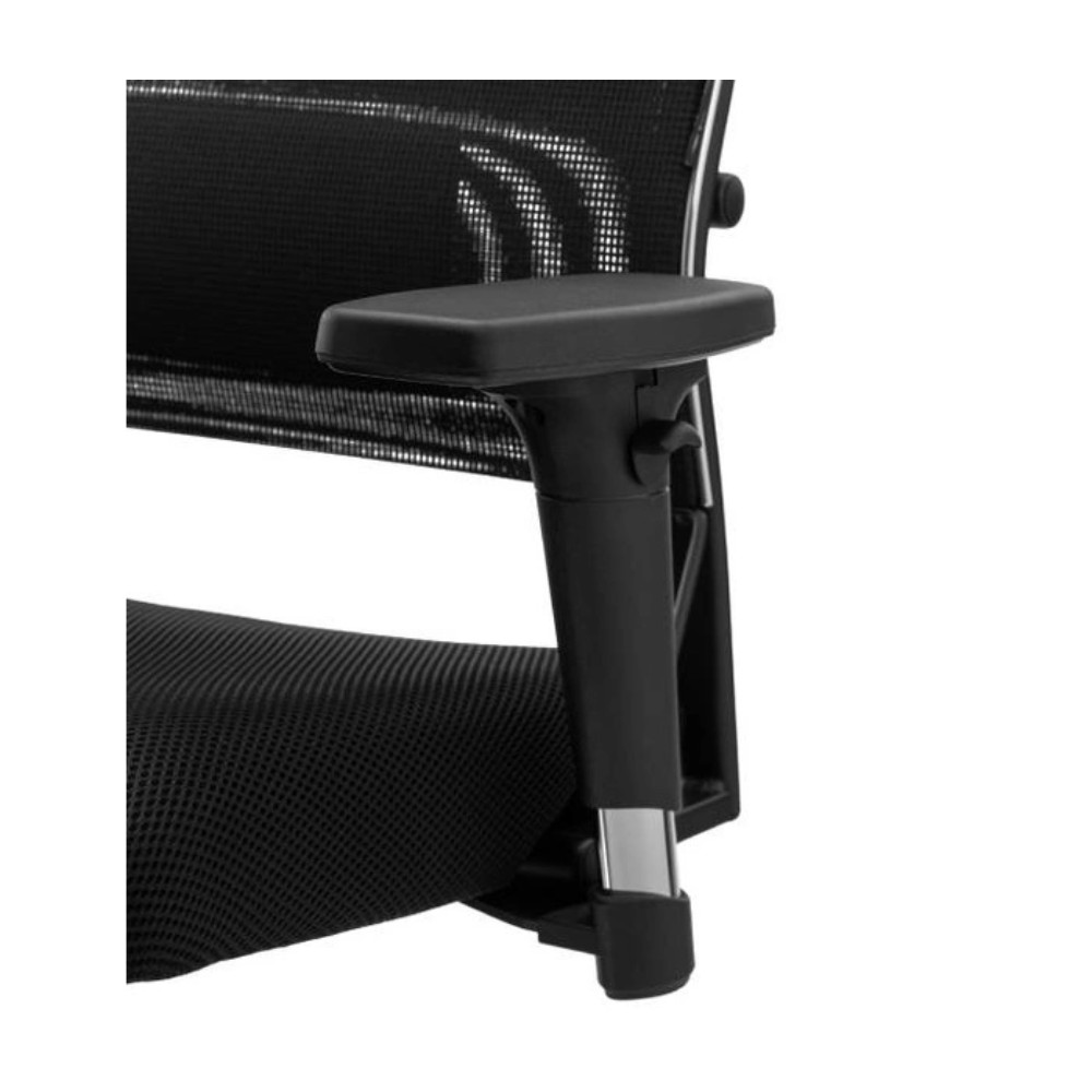Кресло компьютерное ErgoLife SynchroSit Air-180 B2-311D, ткань, сетка, черный - 7