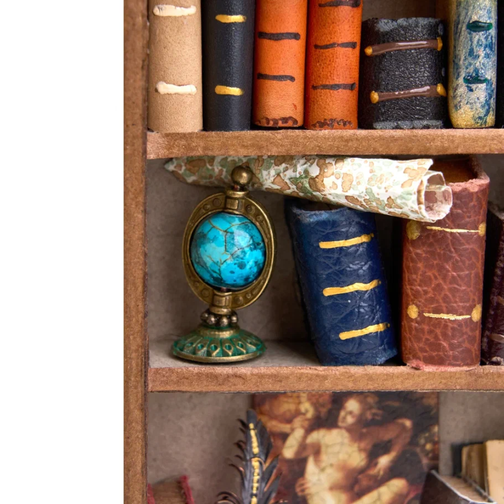 Интерьерная миниатюра "Шкаф с книгами", 17х9х3 мм, ассорти - 5
