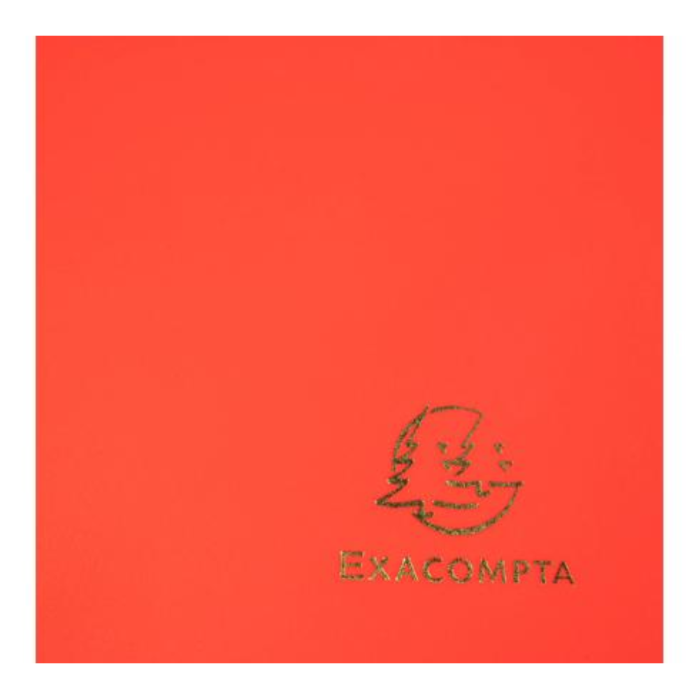 Папка на резинках "Exacompta", A4, 15 мм, полипропилен, красный - 4