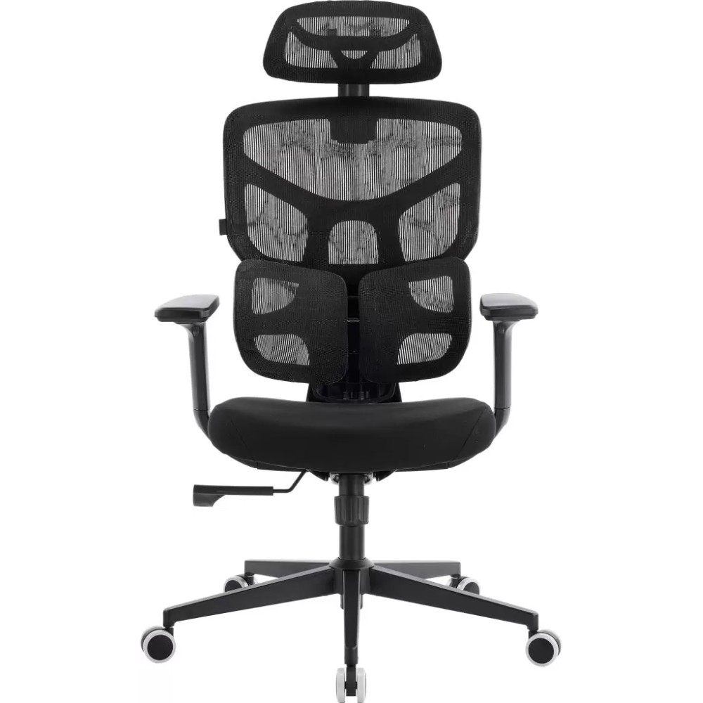 Кресло эргономичное EVERPROF Omega, Black, сетка, черный, металл, корпус черный - 2