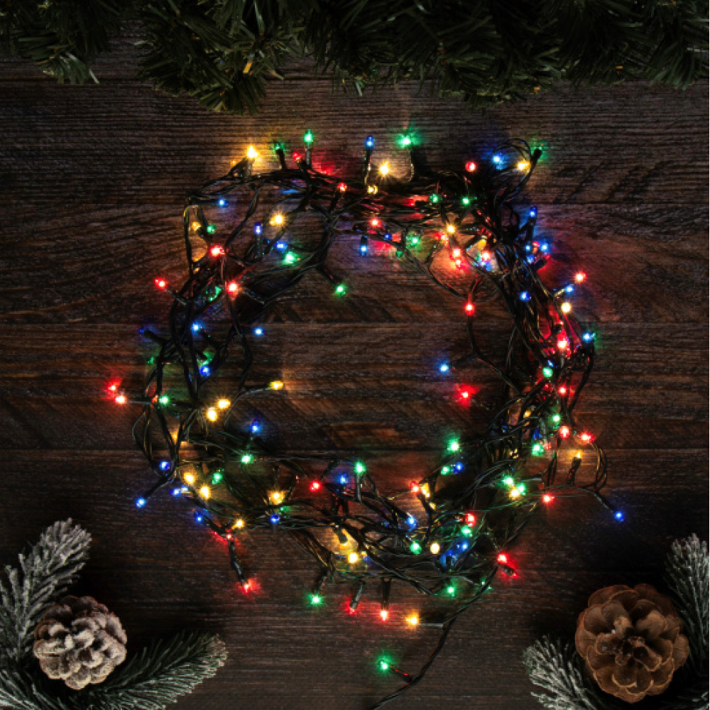 Гирлянда электрическая LED "Нить", 7 м, мультиколор - 5