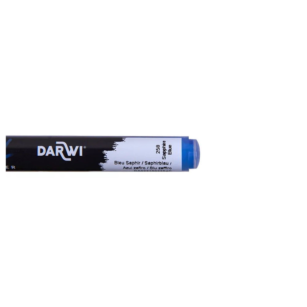 Маркер акриловый "Darwi.Marbel" 258, сапфировый синий - 3