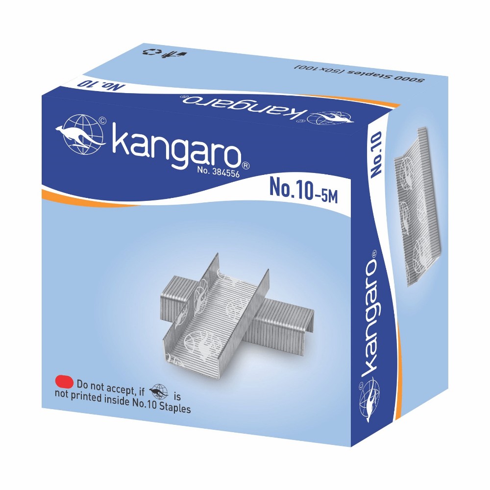 Скобы "Kangaro", №10, 5000 шт, металлик