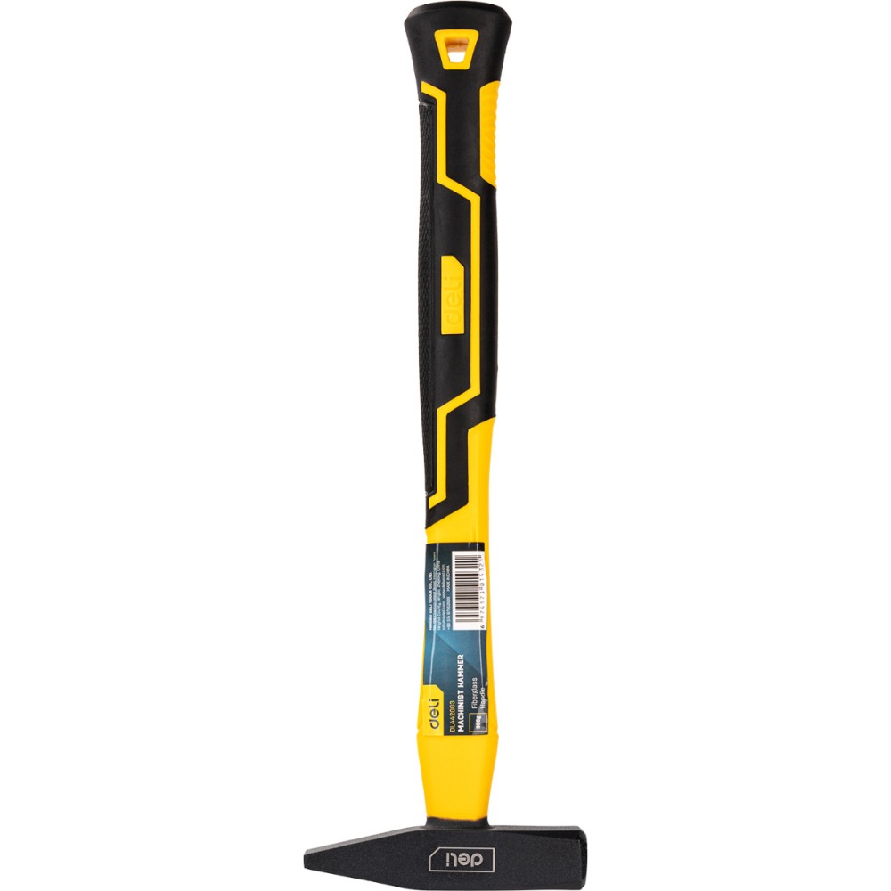 Молоток слесарный Deli YS EDL442003, 0,3 кг, фибергласовая рукоятка - 2