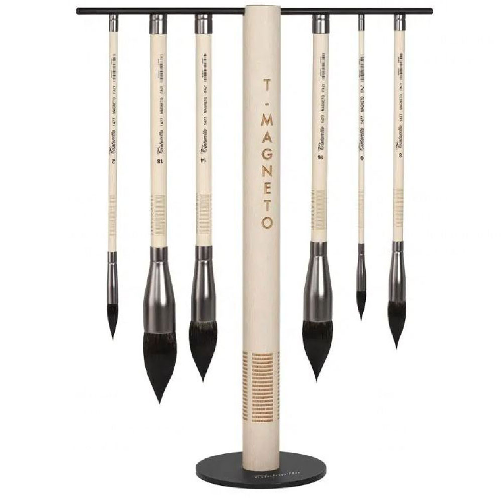 Кисть для рисования "Tintoretto Magneto", имитация белки, круглая, №10 - 2