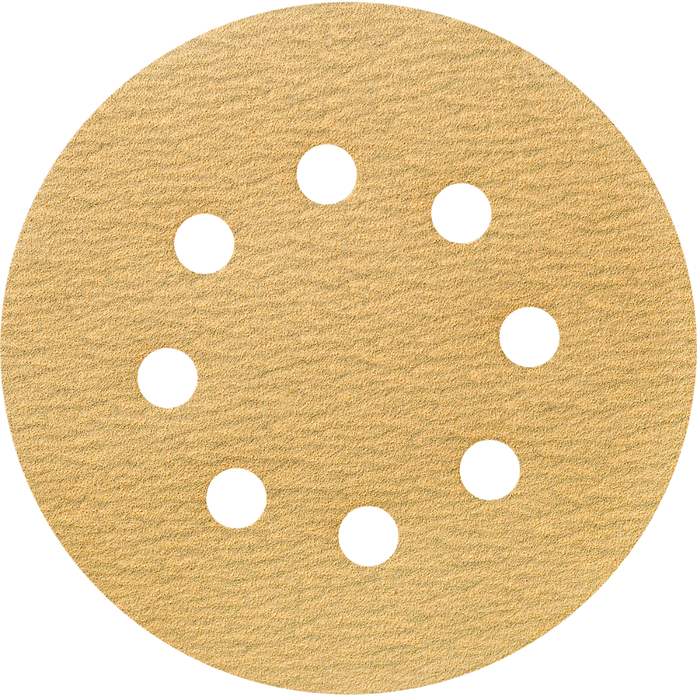 Круг шлифовальный абразивный Krugo Master, 8 отверстий, d125, p.150