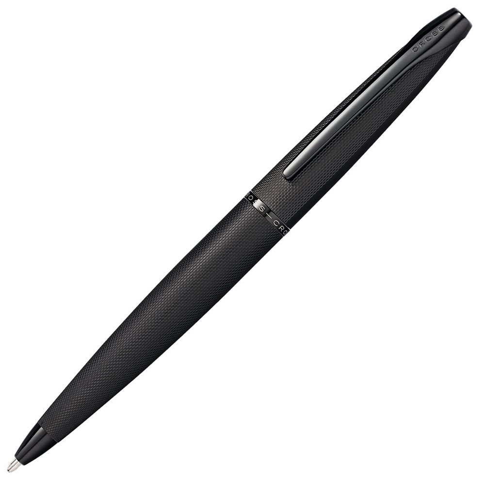 Ручка шариковая автоматическая "Cross ATX Brushed Black", 0.7 мм, черный, стержень черный - 2