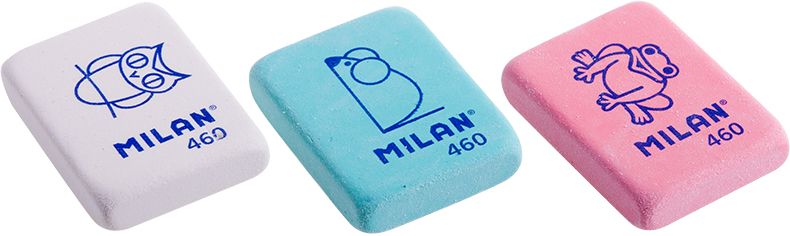 Ластик Milan "460", 1 шт, ассорти - 2