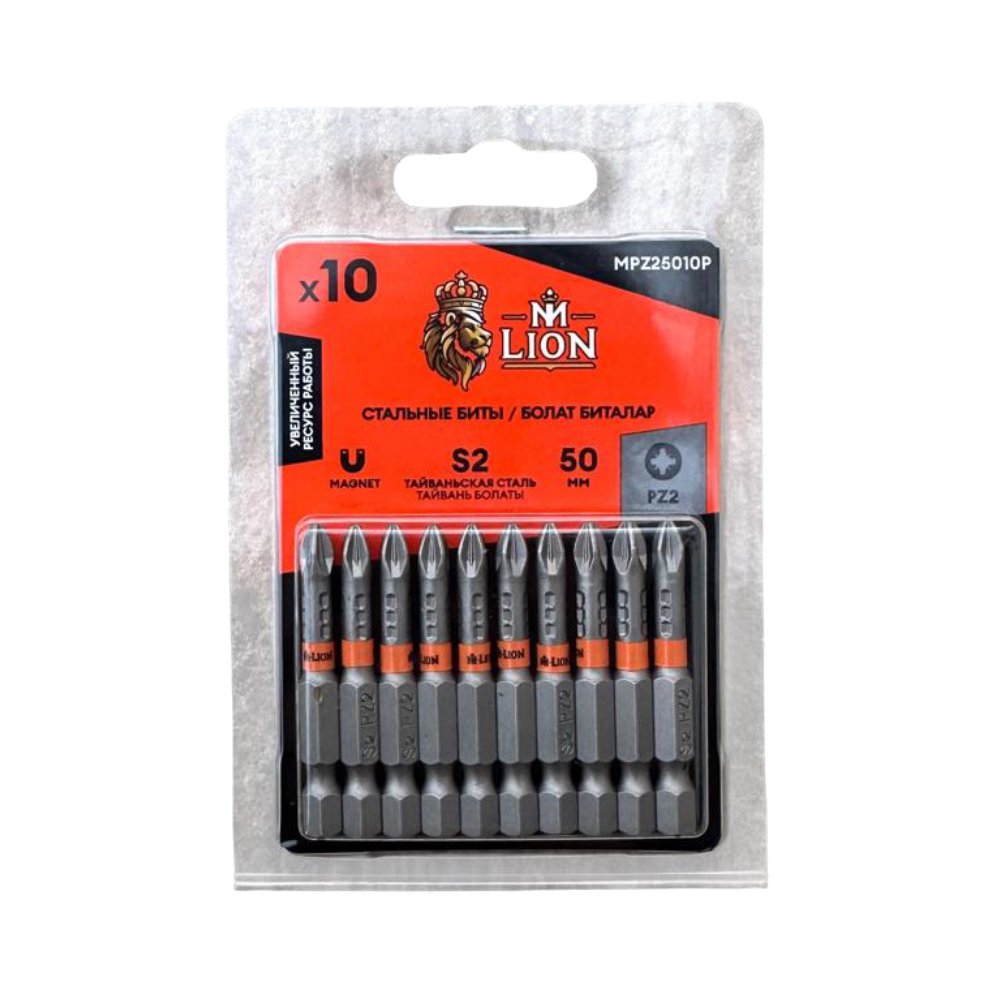 Бита стальная M-Lion MPH25010P, PH 2х50 мм