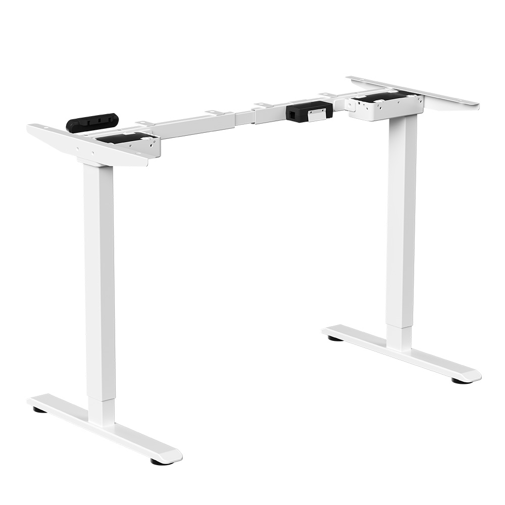 Стол с электроприводом WellDesk Prime 1300x675х18 белый/дуб санта-фе винтаж (9191462+9178196) - 5
