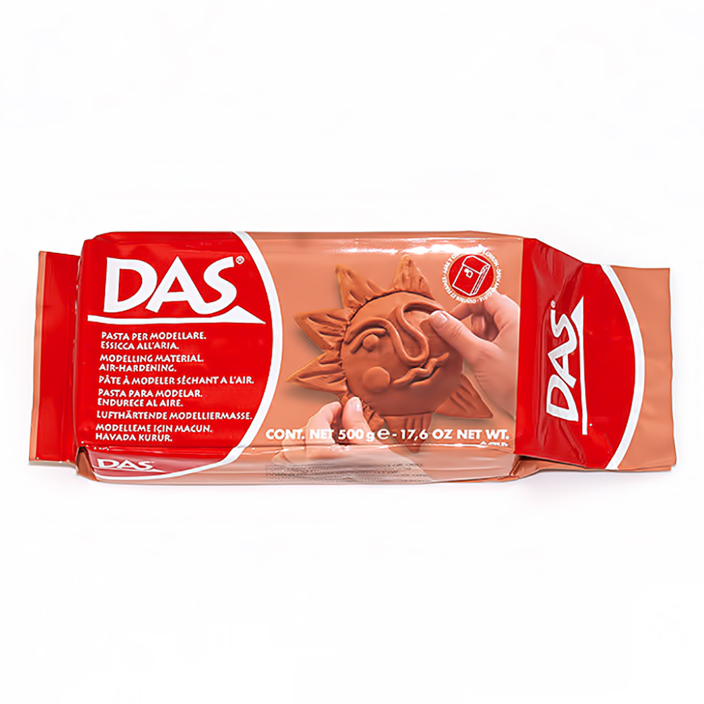 Паста для моделирования "DAS", 500 г, терракотовый